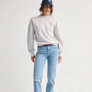 Sunday Mockneck Crew - Light Gray